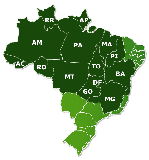 Mapa TRF1 - Precatórios TRF1