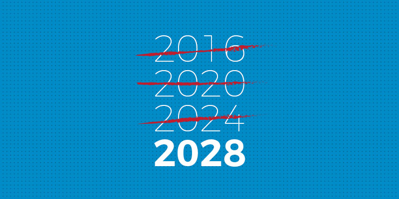 imagem focando no ano 2028