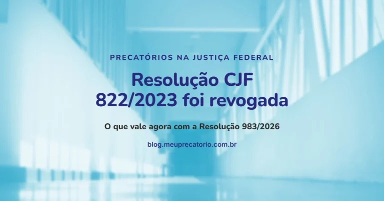 Resolução CJF 822/2023 foi revogada: capa com corredor iluminado