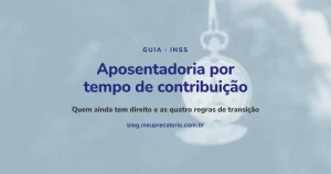 Aposentadoria por tempo de contribuição: capa com relógio de bolso