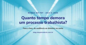 Quanto tempo demora um processo trabalhista? Capa com passarela longa e vazia