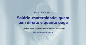 Salário-maternidade: quem tem direito e quanto paga: capa com sapatinhos de bebê